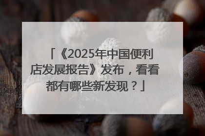 《2025年中国便利店发展报告》发布，看看都有哪些新发现？
