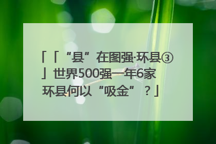 「“县”在图强·环县③」世界500强一年6家 环县何以“吸金”？