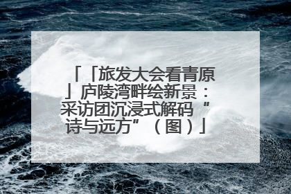 「旅发大会看青原」庐陵湾畔绘新景：采访团沉浸式解码“诗与远方”（图）