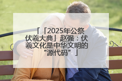 「2025年公祭伏羲大典」赵强：伏羲文化是中华文明的“源代码”