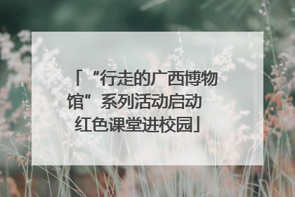 “行走的广西博物馆”系列活动启动 红色课堂进校园