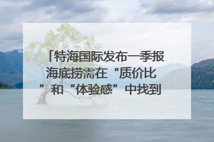 特海国际发布一季报 海底捞需在“质价比”和“体验感”中找到平衡｜新经济观察