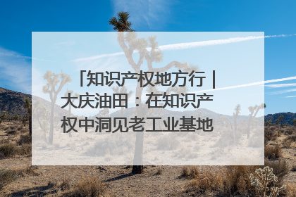 知识产权地方行｜大庆油田：在知识产权中洞见老工业基地的 “创新密码”