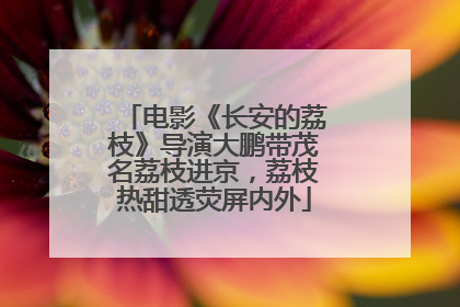 电影《长安的荔枝》导演大鹏带茂名荔枝进京，荔枝热甜透荧屏内外