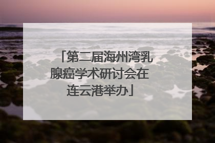 第二届海州湾乳腺癌学术研讨会在连云港举办