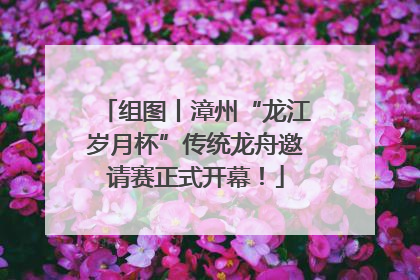 组图丨漳州“龙江岁月杯”传统龙舟邀请赛正式开幕！