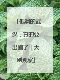 低调的武汉，真的要出圈了｜大刚观察