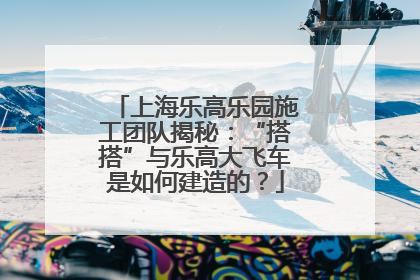 上海乐高乐园施工团队揭秘：“搭搭”与乐高大飞车是如何建造的？