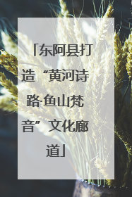 东阿县打造“黄河诗路·鱼山梵音”文化廊道