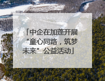 中企在加蓬开展“童心同路，筑梦未来”公益活动
