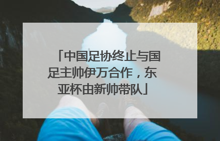 中国足协终止与国足主帅伊万合作，东亚杯由新帅带队