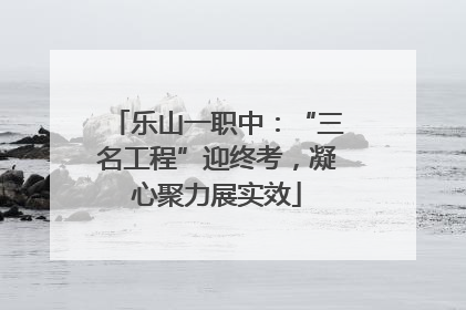 乐山一职中：“三名工程”迎终考，凝心聚力展实效