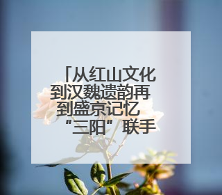 从红山文化到汉魏遗韵再到盛京记忆 “三阳”联手共绘辽宁文旅新图景