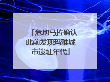 危地马拉确认此前发现玛雅城市遗址年代