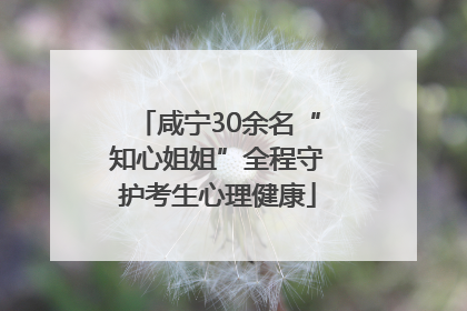 咸宁30余名“知心姐姐”全程守护考生心理健康