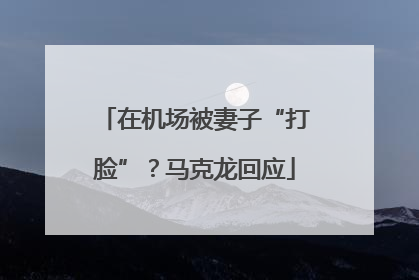 在机场被妻子“打脸”？马克龙回应