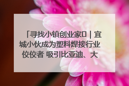寻找小镇创业家㉞｜宜城小伙成为塑料焊接行业佼佼者 吸引比亚迪、大众等多家名企合作