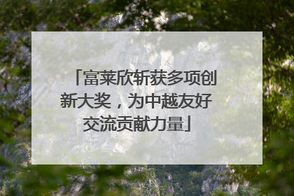 富莱欣斩获多项创新大奖，为中越友好交流贡献力量
