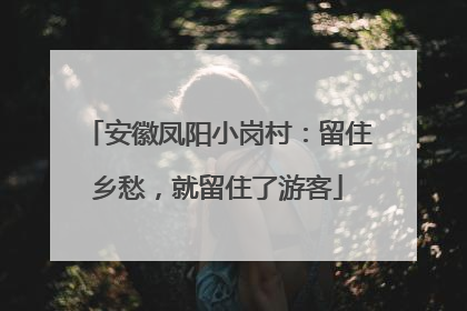 安徽凤阳小岗村：留住乡愁，就留住了游客