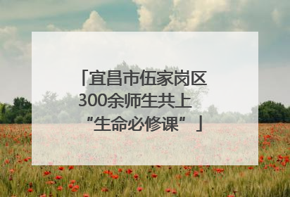 宜昌市伍家岗区300余师生共上“生命必修课”