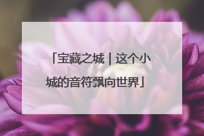 宝藏之城｜这个小城的音符飘向世界