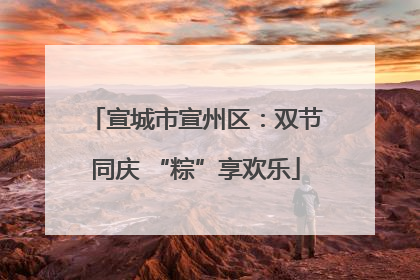 宣城市宣州区：双节同庆 “粽”享欢乐