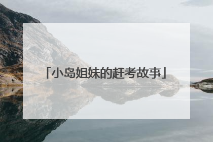 小岛姐妹的赶考故事