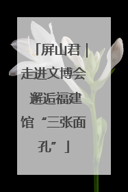 屏山君｜走进文博会 邂逅福建馆“三张面孔”