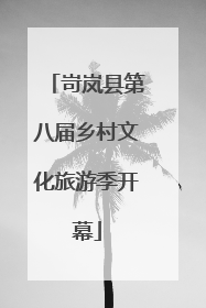 岢岚县第八届乡村文化旅游季开幕