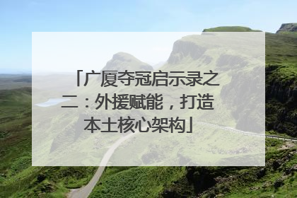 广厦夺冠启示录之二：外援赋能，打造本土核心架构