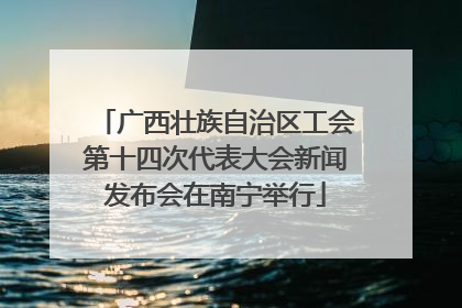 广西壮族自治区工会第十四次代表大会新闻发布会在南宁举行