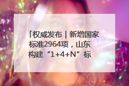 权威发布｜新增国家标准2964项，山东构建“1+4+N”标准化创新发展新格局