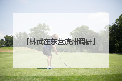 林武在东营滨州调研