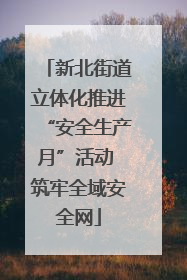 新北街道立体化推进“安全生产月”活动 筑牢全域安全网