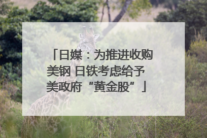 日媒：为推进收购美钢 日铁考虑给予美政府“黄金股”