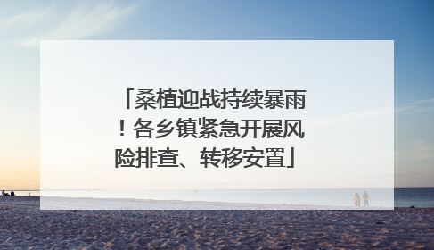 桑植迎战持续暴雨！各乡镇紧急开展风险排查、转移安置