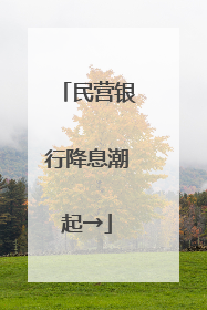 民营银行降息潮起→