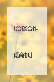 洽谈合作觅商机