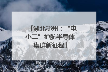 湖北鄂州：“电小二”护航半导体集群新征程