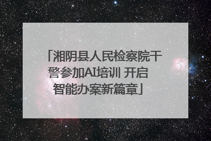 湘阴县人民检察院干警参加AI培训 开启智能办案新篇章