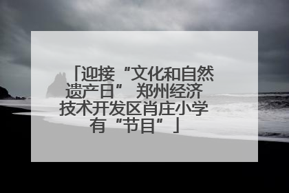 迎接“文化和自然遗产日” 郑州经济技术开发区肖庄小学有“节目”