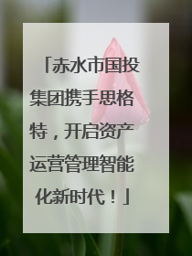 赤水市国投集团携手思格特，开启资产运营管理智能化新时代！