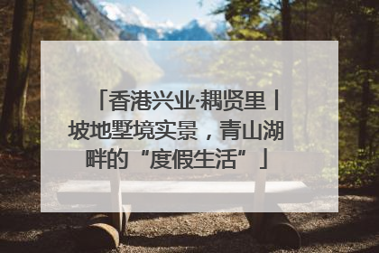 香港兴业·耦贤里丨坡地墅境实景，青山湖畔的“度假生活”