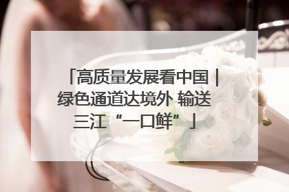 高质量发展看中国｜绿色通道达境外 输送三江“一口鲜”