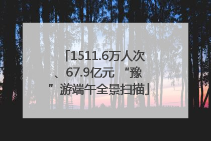 1511.6万人次、67.9亿元 “豫”游端午全景扫描